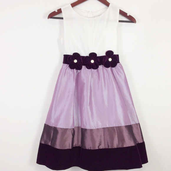 Rare Editions Other - Girl's Rare Edition's Dillards Velour Party Dress